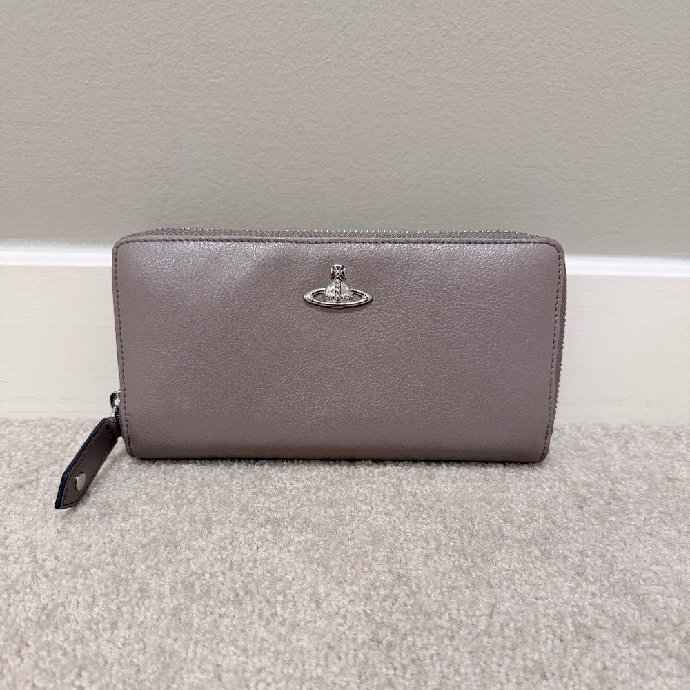 Vivienne Westwood Long Zippered Wallet